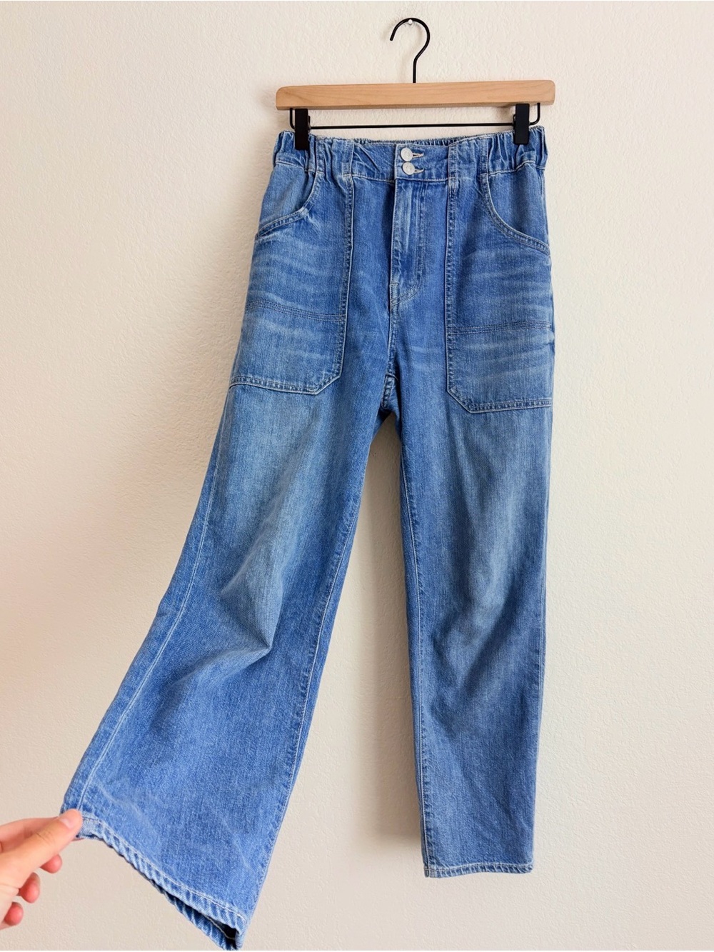 Veronica Beard Arya High Rise Straight Jeans